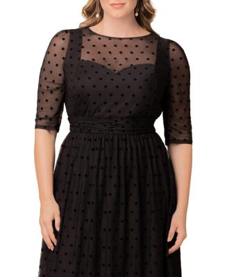 Plus Size Vita Mesh Cocktail Dress