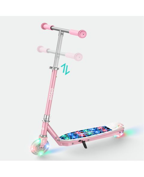 Детская игрушка Everyfun Electric Scooter with Adjustable Handlebar and LED Lights, Supports up to 110 lbs, Ages 5-10