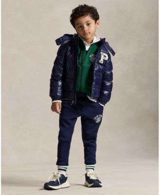 Toddler and Little Boys 2-7 Glossed Hooded Down Jacket