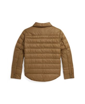 Big Boys Quilted Shirt Jacket