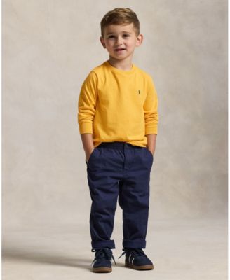 Toddler and Little Boys Cotton Jersey Long Sleeve T-Shirt