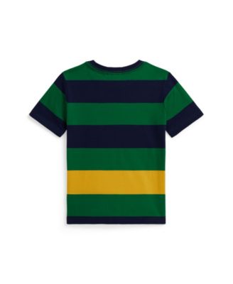 Toddler and Little Boys Striped Cotton Jersey T-Shirt