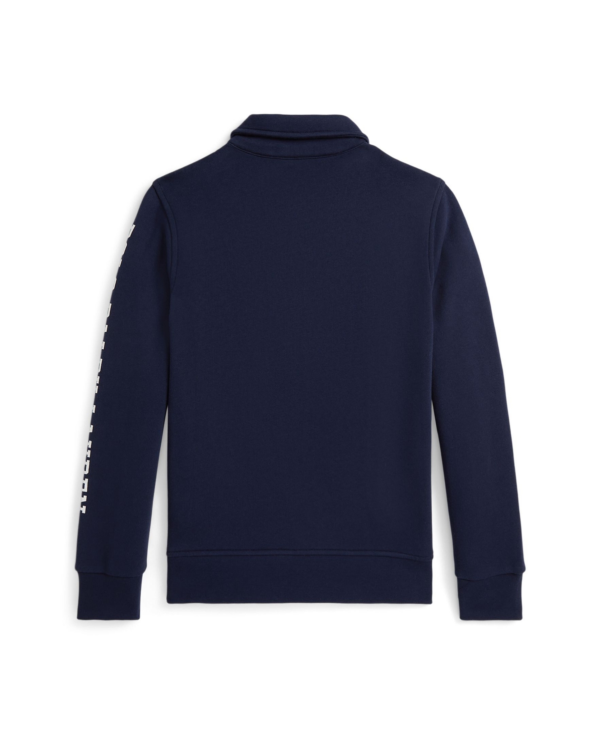 Polo Ralph Lauren Ralph Lauren Logo Fleece Collared Sweatshirt In Blue