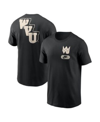 Nike - Men's Black West Virginia Mountaineers Fashion 2-Hit T-Shirt