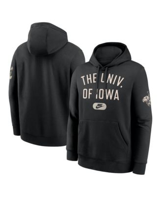 Nike - Men's Black Iowa Hawkeyes Fashion Club Pullover Hoodie
