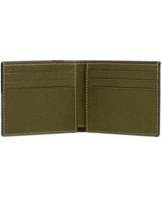 Men's Slim Billfold Natural Full-Grain Leather Wallet