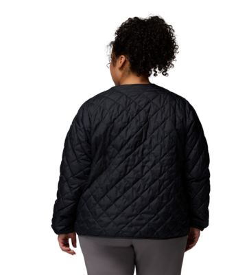 Plus Size Copper Crest Collarless Jacket