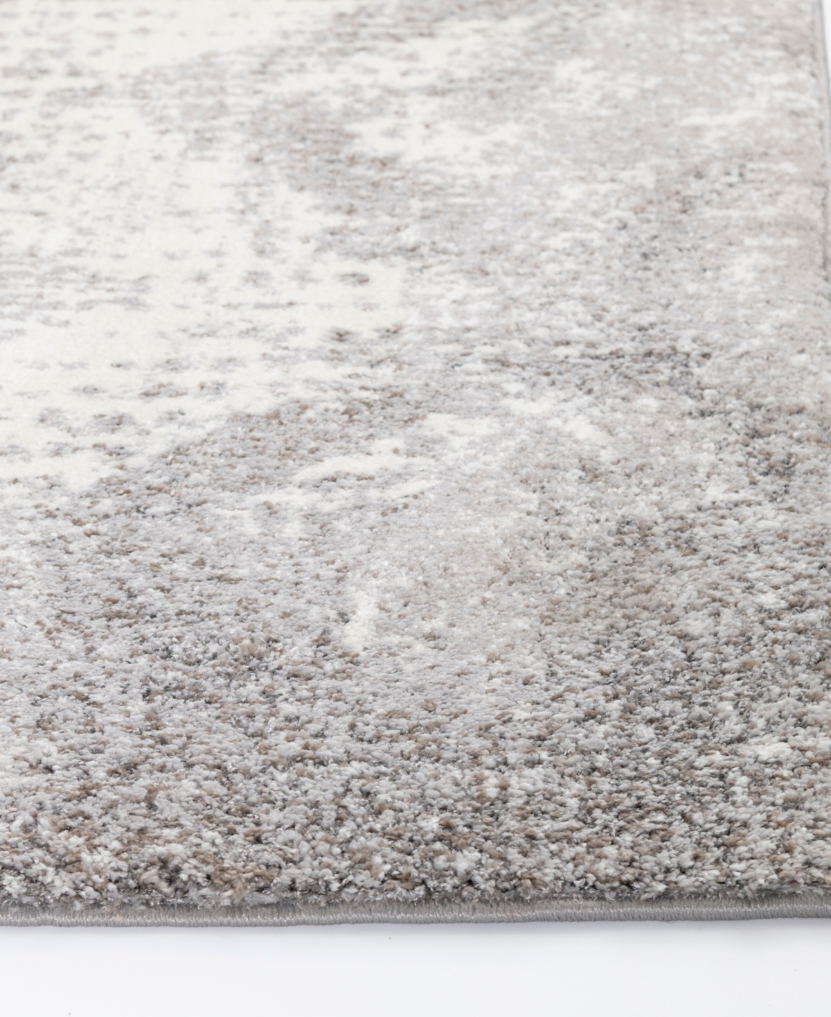 Mink Home Gemini Celestial 5'3"x7'7" Area Rug In Gray