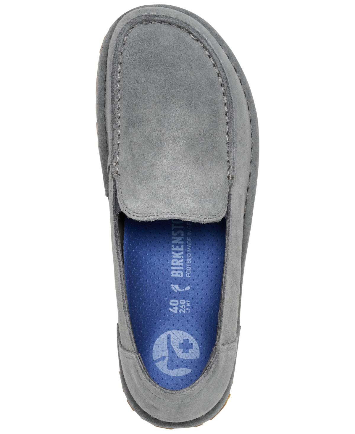 Birkenstock Utti Moc Toe Loafer In Gray
