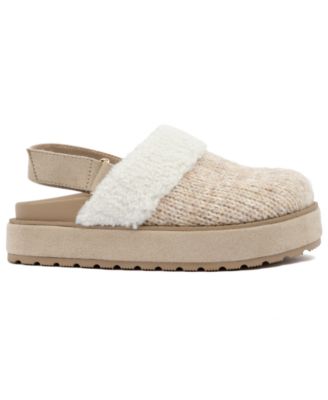 Women's Cabin Fur Slingback Clogs