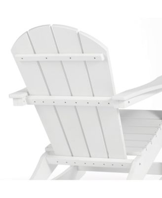 Outdoor Patio Porch Rocking Adirondack Chair (Set of 2)
