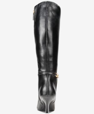 Women's Shaniaa Belt Pointed Toe Boot, Regular Calf, Macy's Exclusive