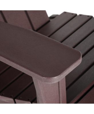 Outdoor Patio Porch Rocking Adirondack Chair (Set of 2)