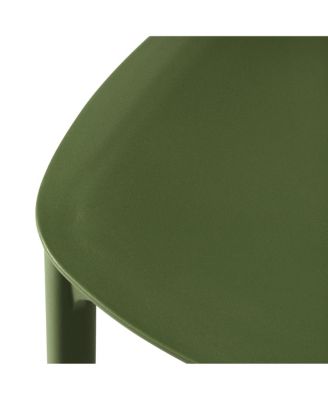 24" Upholstered Saddle Seat Counter Stool