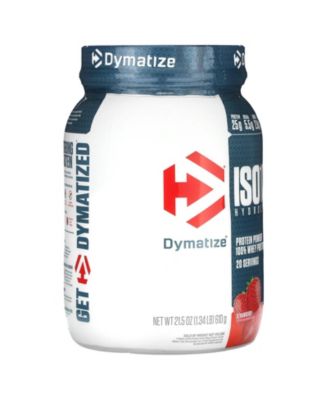 ISO100 Hydrolyzed  100% Whey Protein Isolate  Strawberry  -  1.34 lb (610 g)