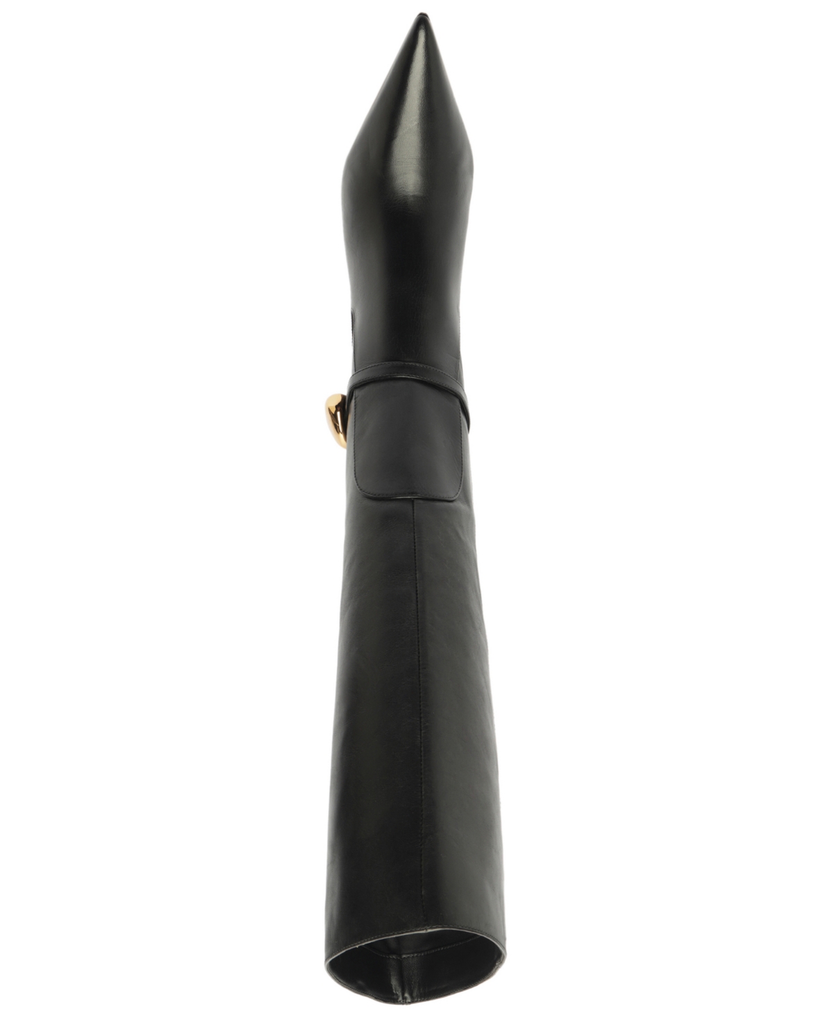 Arezzo Farrah Pointed Toe Knee High Boot In Black