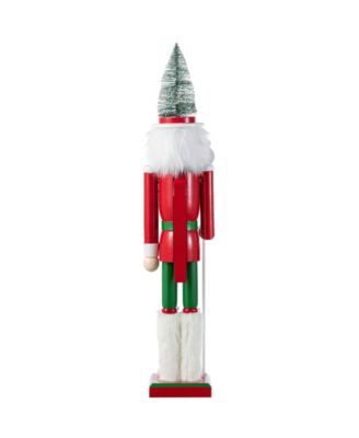 26" Wooden Christmas Tree Nutcracker