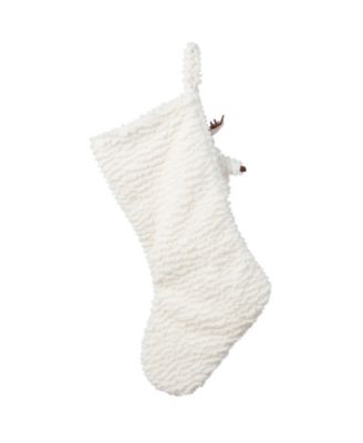 21" Plush Christmas Stocking with Complimentary Reindeer Ornament