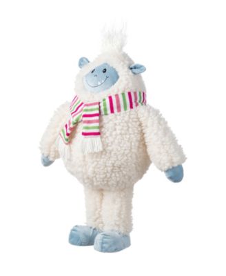 22" Christmas Fabric Standing Yeti
