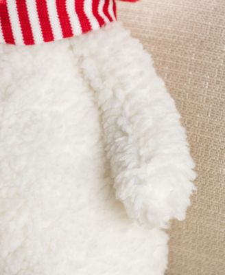 17.75" Christmas Fabric Standing Snowman