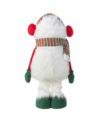29.25" Christmas Fabric Yeti with Telescoping Legs