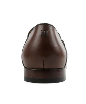 Men's Correy Leather Double Monk Dress Shoe, Macy's Exclusive