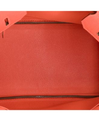 Pre-Owned Hermes Birkin 30 Handbag Pink Epsom with Palladium Hardware