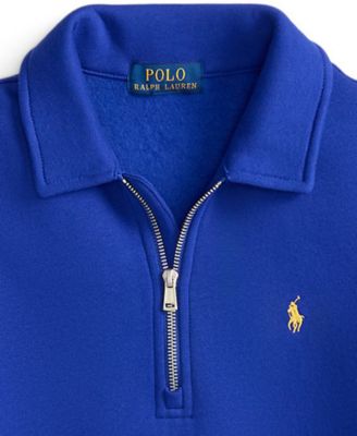 Big Boys Fleece Quarter-Zip Pullover Sweatshirt