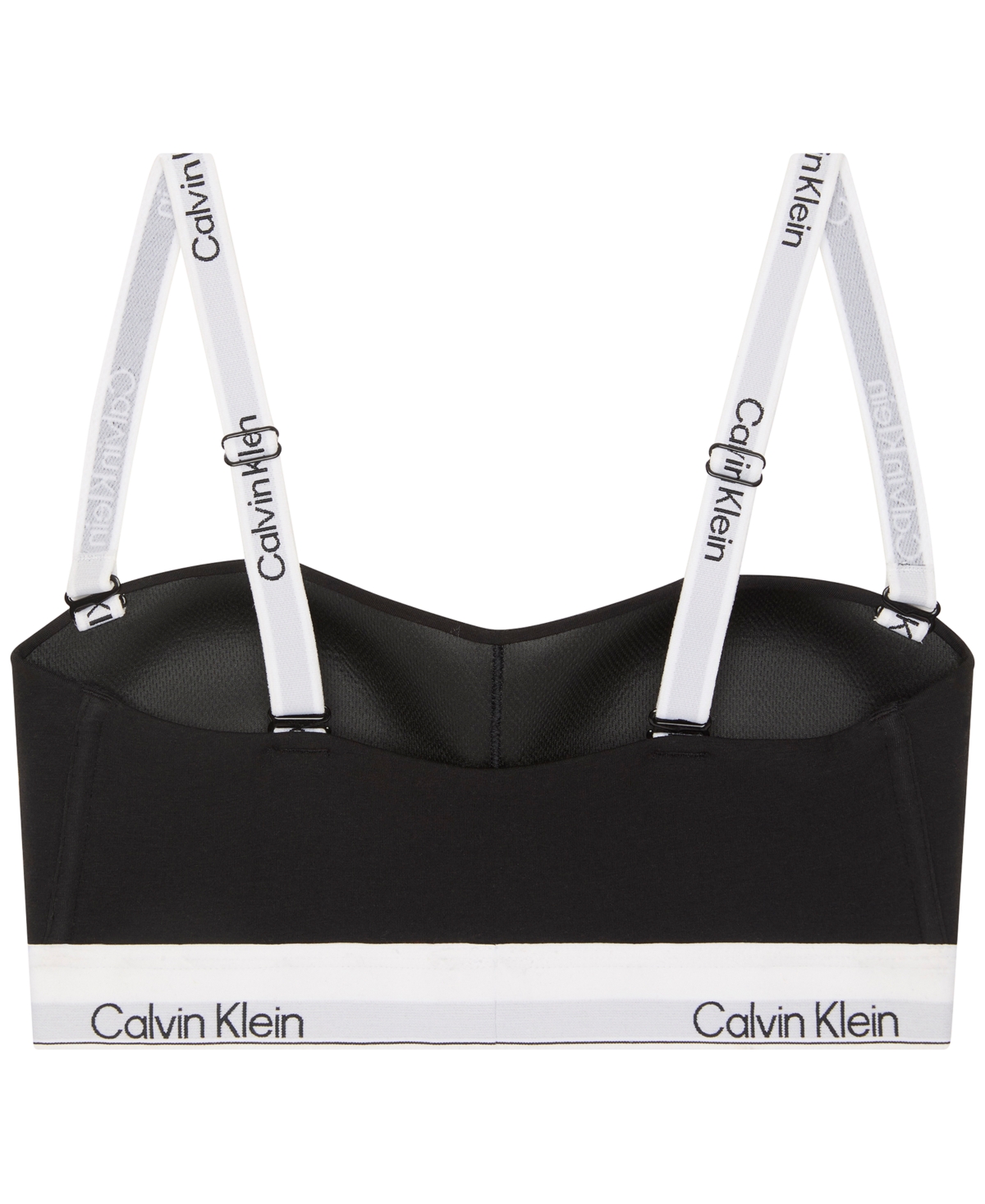 Calvin Klein Bandeau Bralette In Black