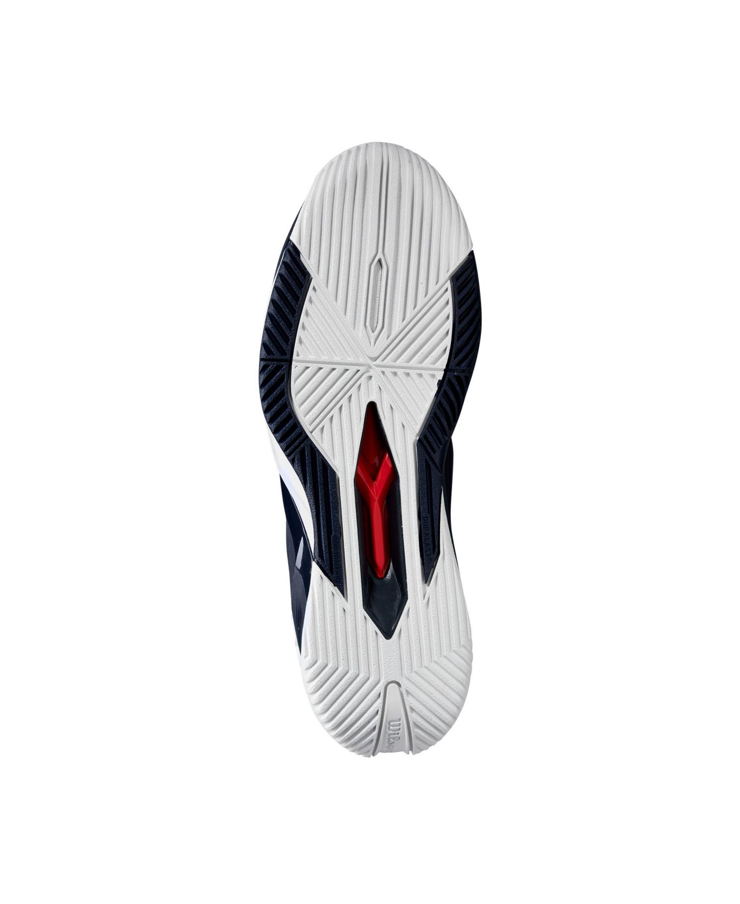 Мужские кроссовки Wilson Rush Pro 4.5 Tennis Shoes, цвет: Тёмно-синий / Белый — фото 4