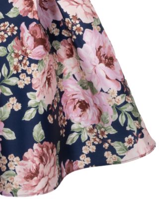 Big Girls Asymmetrical Mikado Social Dress