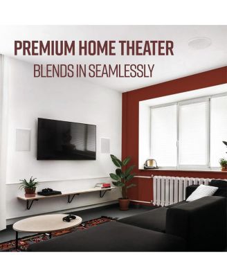 RC65i 2 Way In Wall Speakers - 8 Pack (White)