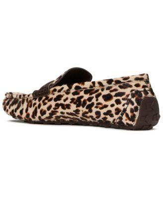 Women's Flower Stud Round Toe Moccasin Loafers