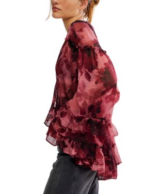 Women's Day Dreaming V-Neck Blouse