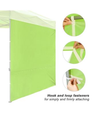 Set of 4 Sidewall UV30+ Fits 10x10ft Canopy Tent Zipper Outdoor Party Green