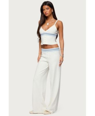 Women's Miya Stripey Knit Pants