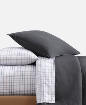 Solid Microfiber 5-Pc. Comforter Set, Twin/Twin XL