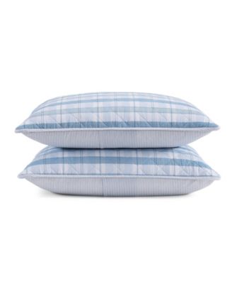 Dreamy Plaid Cotton Reversible 3-Pc. Quilt Set, King