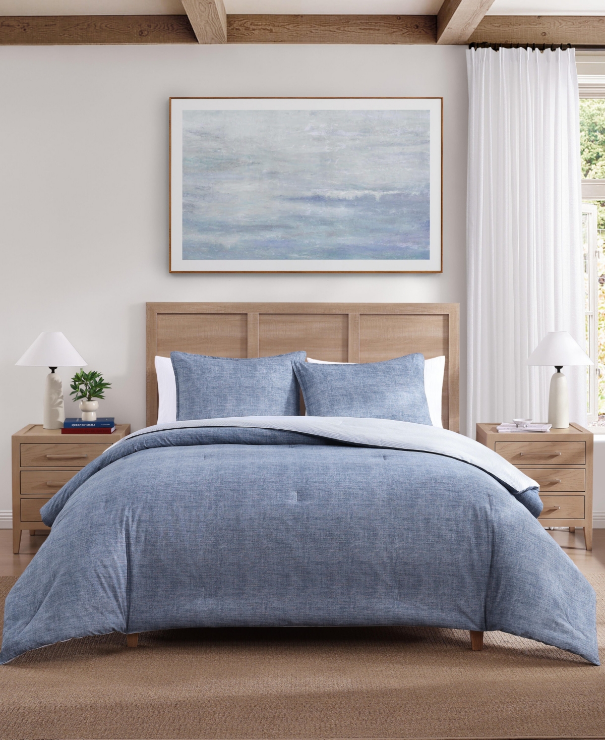 Tommy Hilfiger Classic Texture Cotton 3-pc. Comforter Set, King