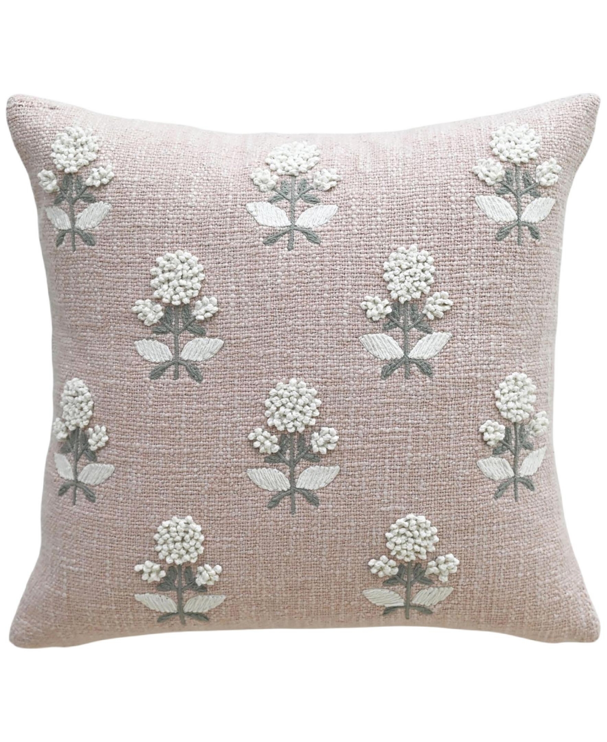 Vibhsa Persian Handwoven Decorative Pillow, 20" X 20" In Pink