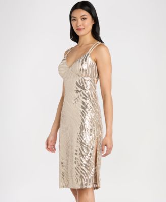 Juniors' Double Strap Tie Back Dress