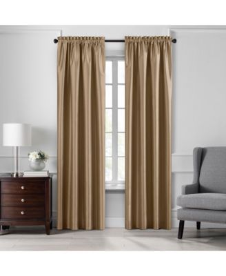 Colette Faux Silk Blackout Window Curtain