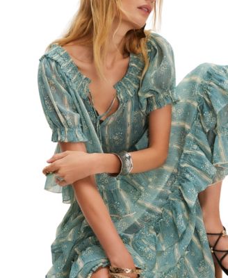 Women's Morning Mist Top and Maxi Skirt Set