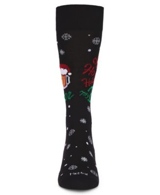 Men's Hold My Beer Holiday Crew Socks