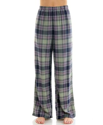 Roudelain - Women's Open Leg Flannel Sleepwear Pants