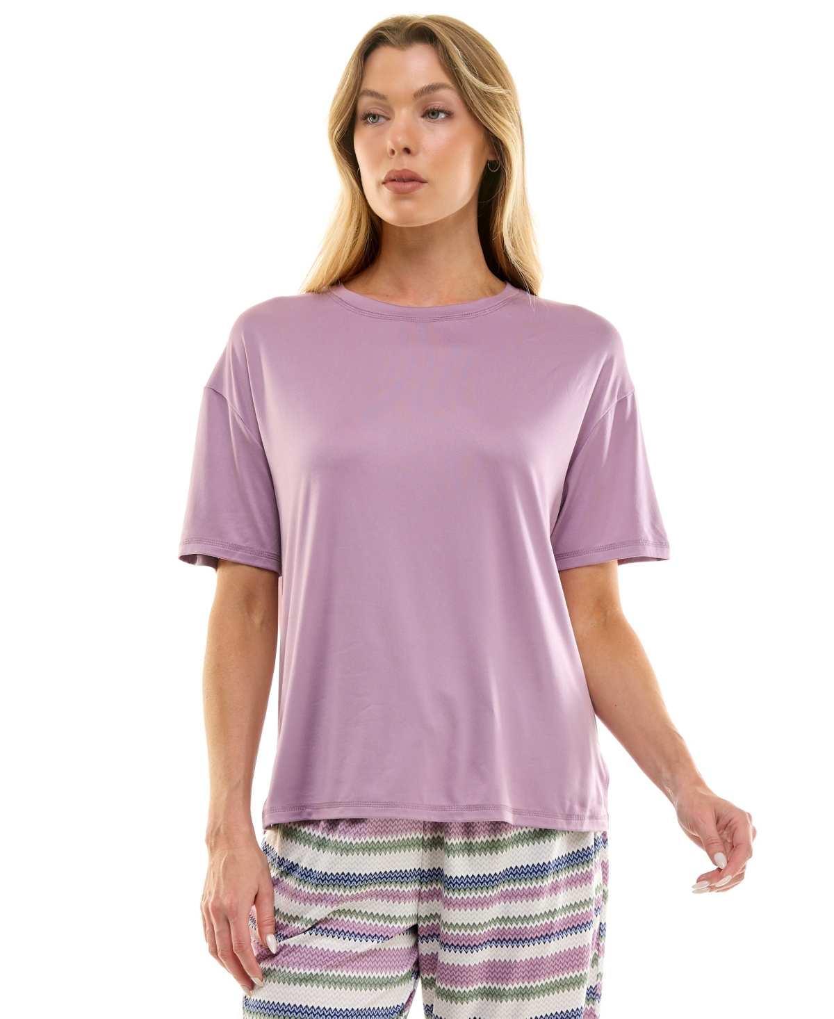 Roudelain Women's Drop Shoulder Crew Neck T-shirt In Multi