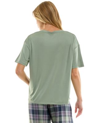 Women's Drop Shoulder Crew Neck T-Shirt