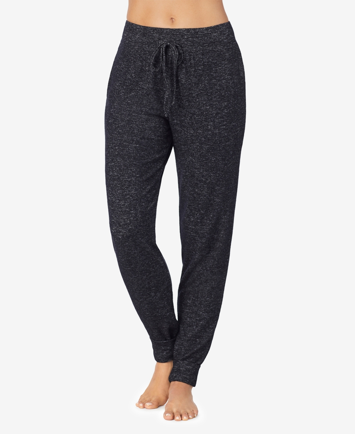 Cuddl Duds Petite Softknit Drawcord Joggers In Multi