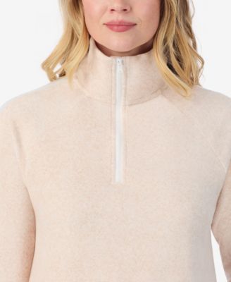 x Jennifer Lake Fleecewear with Stretch Half-Zip Pullover&nbsp;