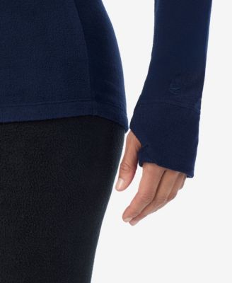 Women's Fleecewear Long Sleeve Half Zip Hoodie